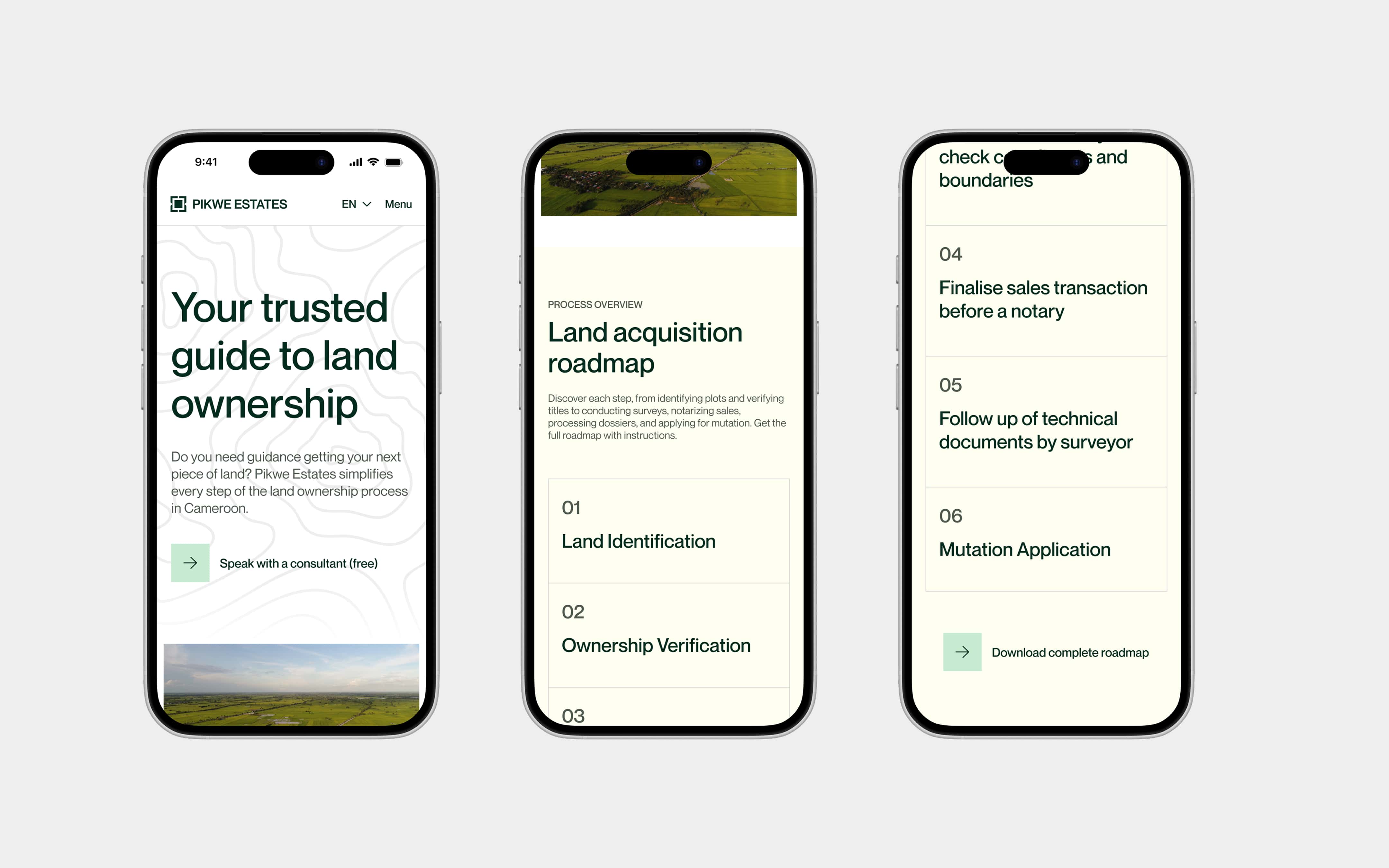 Website PIKWE ESTATES